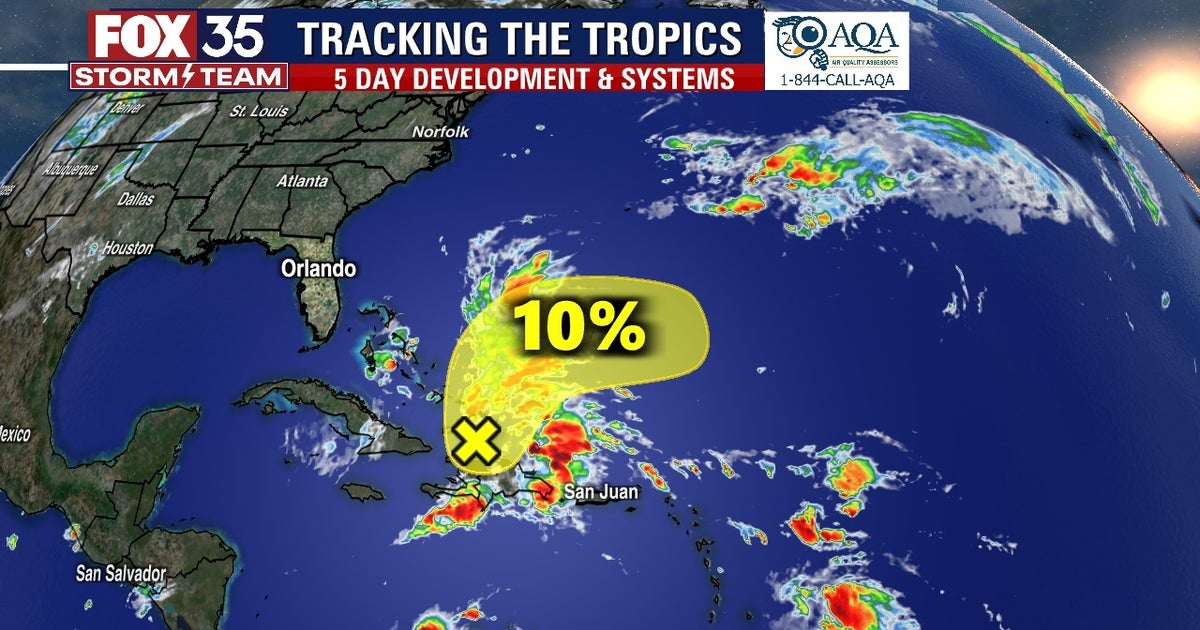 NHC: Forecasters tracking 2 tropical waves in the Atlantic | FOX 35 Orlando