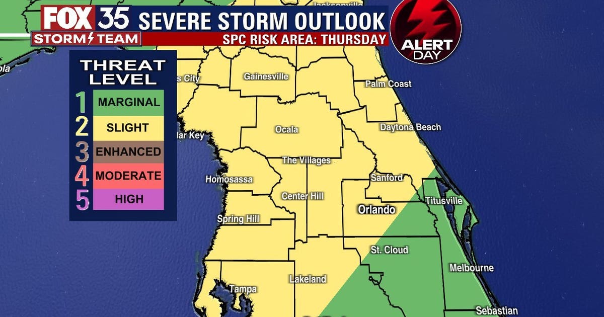 FOX 35 Storm Alert Day Thursday: Strong cold front to increase chances ...