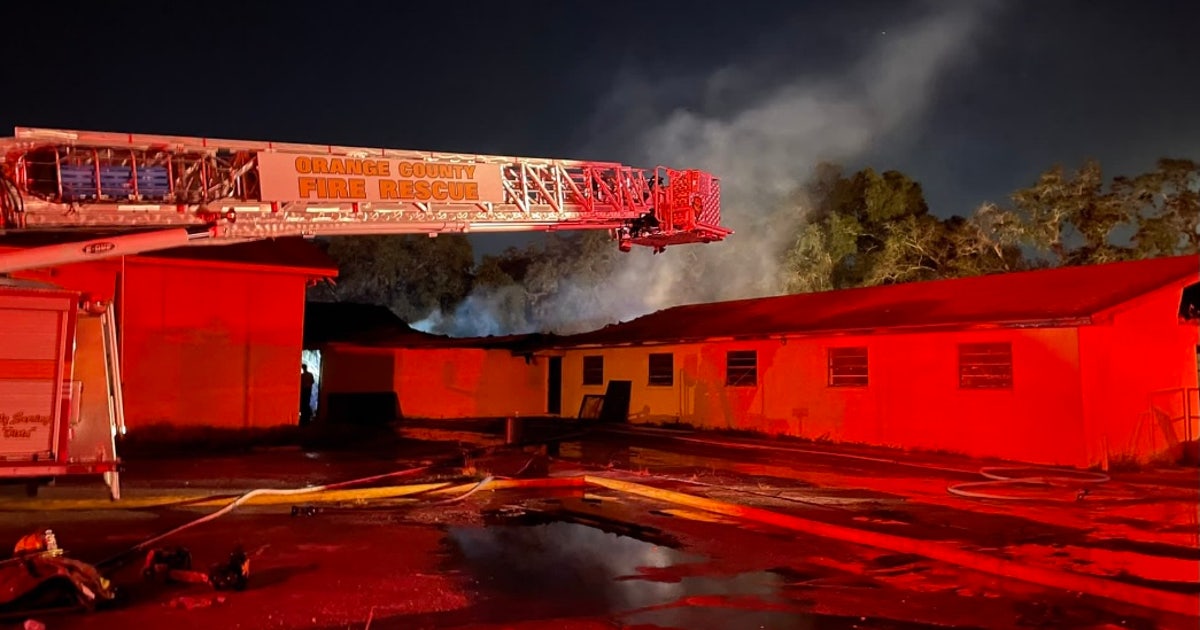 Crews clean up after fire tears through Orange County church | FOX 35 ...