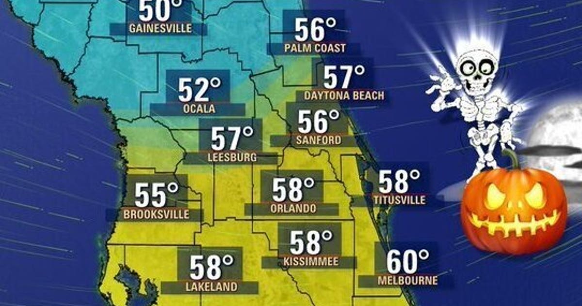Cold front to arrive in Central Florida for Halloween weekend | FOX 35 ...