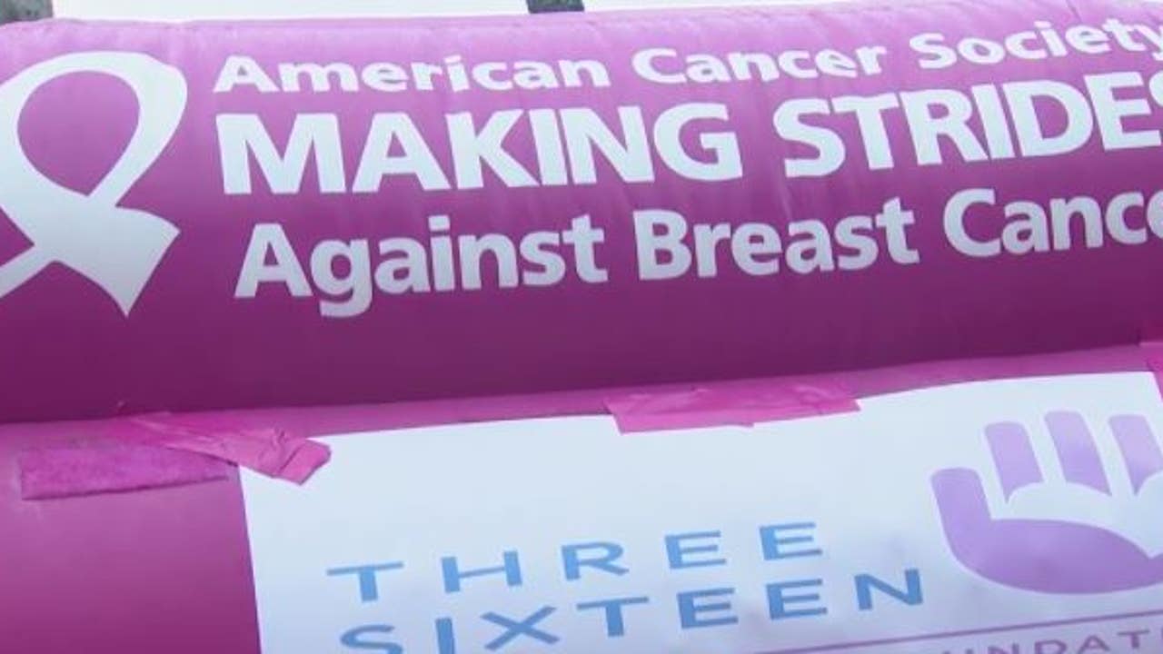 Thousands gather at Lake Eola for 'Making Strides Against Breast Cancer' event - FOX 35 Orlando