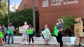 Parents rally for, against extension of Orange County school mask mandates