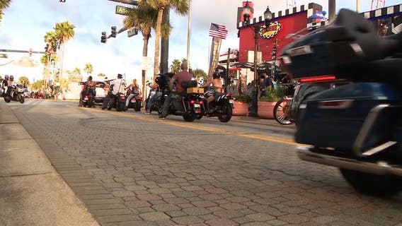 Biketoberfest officially underway in Daytona Beach without COVID restrictions