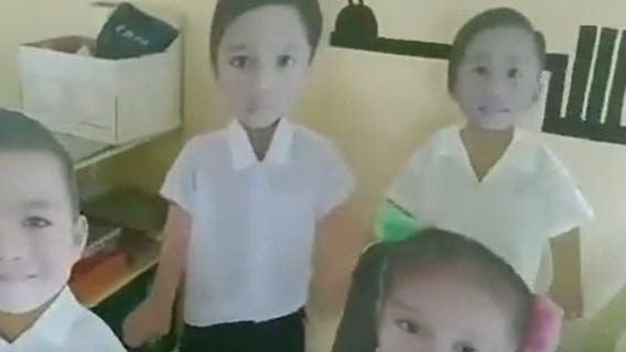 Philippine teacher uses life-size cutouts of students during COVID-19 school lockdown