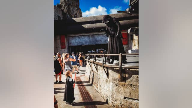 'We just thought it was adorable': Couple captures interaction between little boy, Kylo Ren