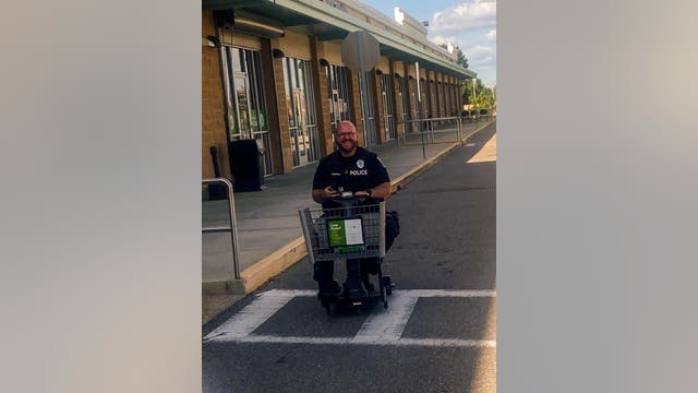Central Florida police officer goes the 'extra mile' to bring back Publix scooter