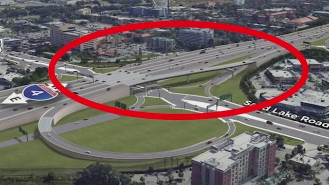 FDOT considering plans to ease congestion near Sand Lake Road and I-4