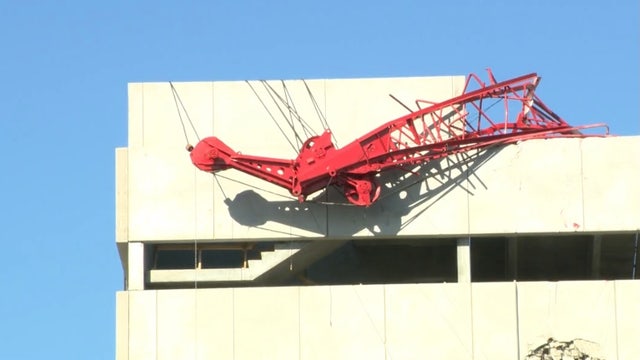 Officials: Crane collapses on hospital parking garage under construction at AdventHealth Orlando