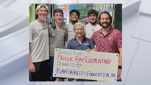 Play For Keeps Foundation provides shoes for kids in underserved communities