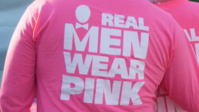 'Real Men Wear Pink' raising money to fight breast cancer