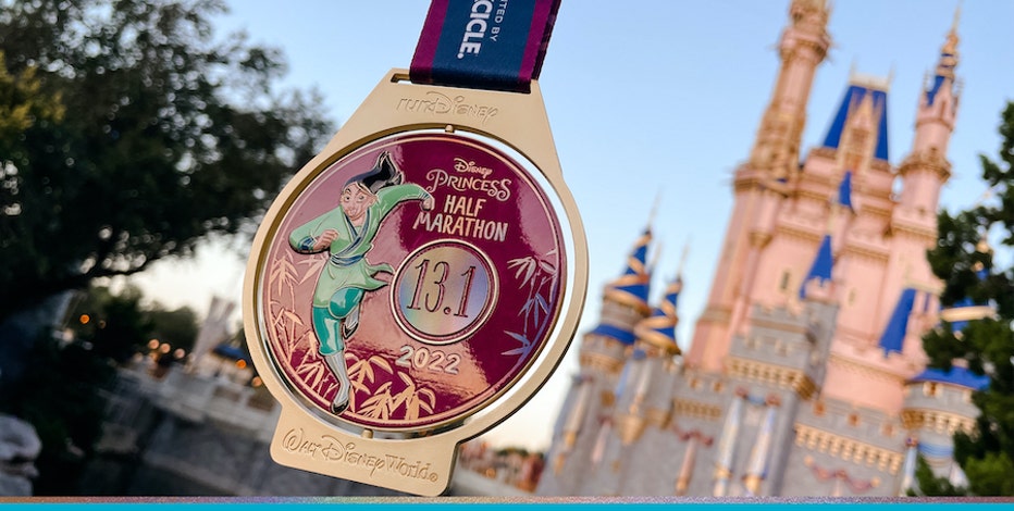 Disney reveals 2022 Princess Half Marathon medals