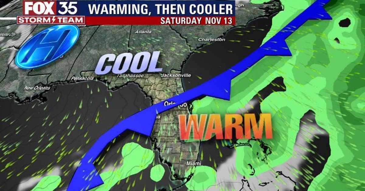 Another cold front? Cooler air is on the way to Florida once again ...