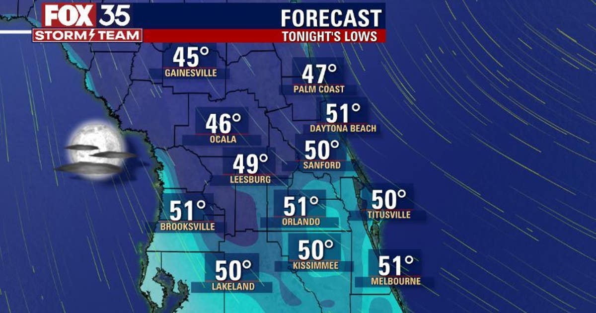 Coldest weather of the season moves into Central Florida | FOX 35 Orlando