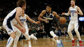 Antetokounmpo has 32 points and 20 rebounds, Bucks top Magic