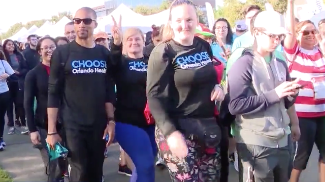 Thousands come out to support the Orlando Heart Walk on Saturday
