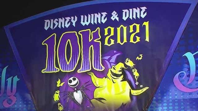 Runners brave the cold for Disney's Wine & Dine Half Marathon Weekend