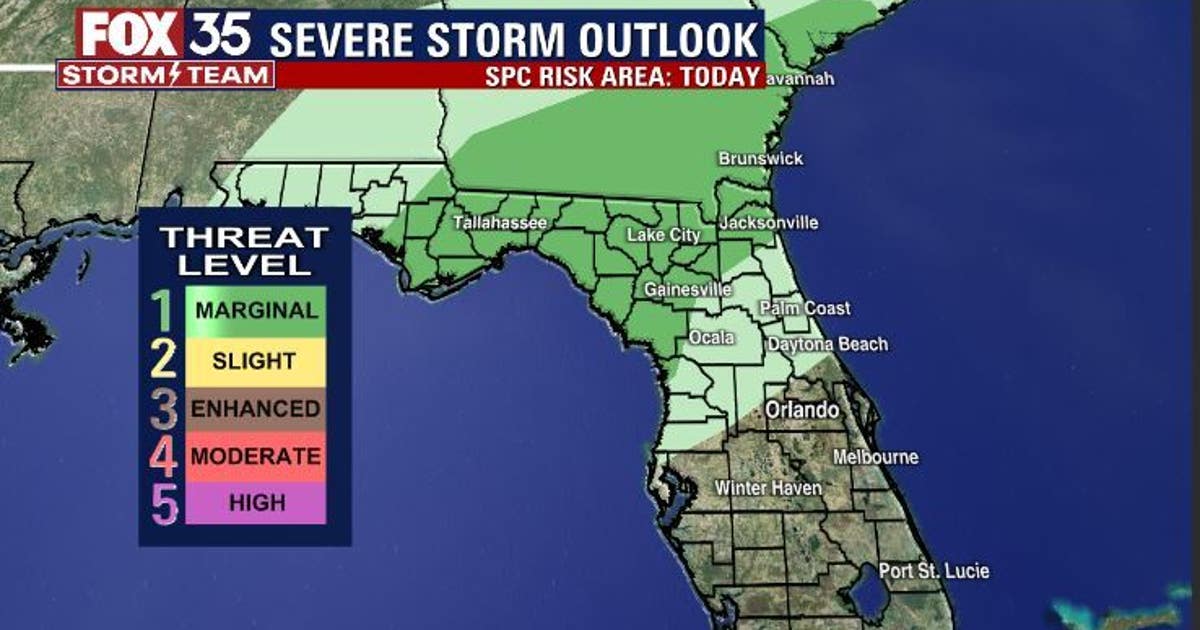TIMELINE: Strong storms possible in parts of Central Florida | FOX 35 ...