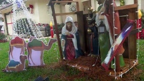 Baby Jesus statues stolen, Christmas display damaged in Oviedo