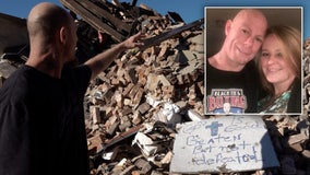 Kentucky man rescues wife, sister-in-law from rubble of candle factory demolished by tornado