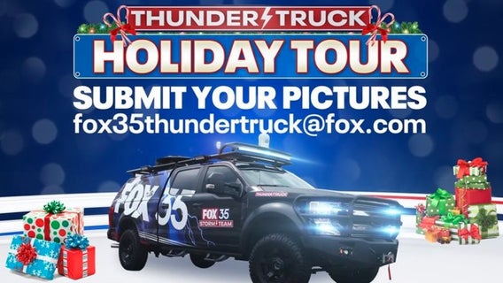FOX 35 Storm Team Thunder Truck Holiday Tour: Submit your holiday lights display photos