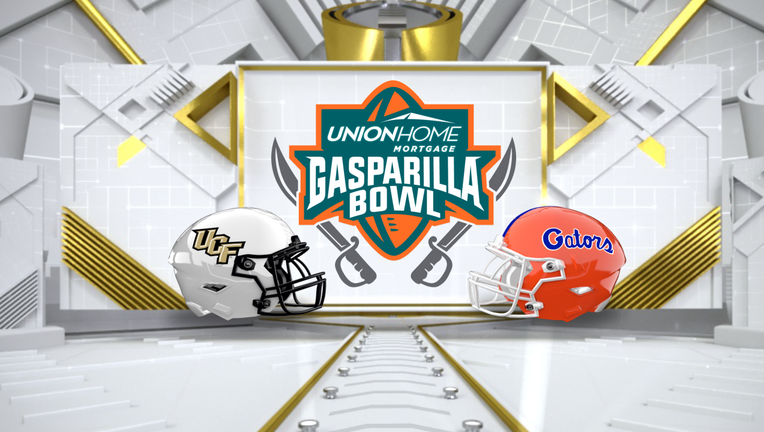 Knights Gators arrive in Tampa for Gasparilla Bowl
