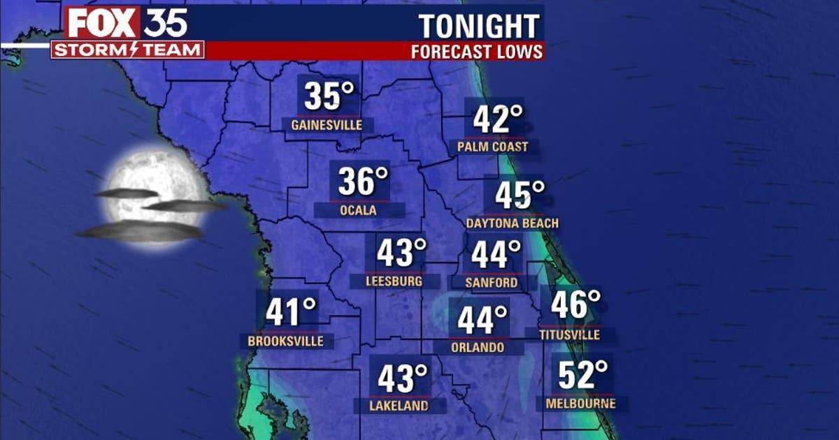 Bone-chilling cold weather hits Central Florida | FOX 35 Orlando