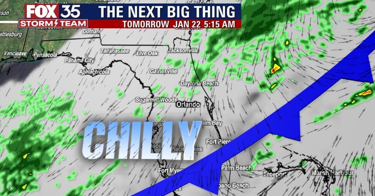 Cold front to bring weekend showers to Central Florida | FOX 35 Orlando