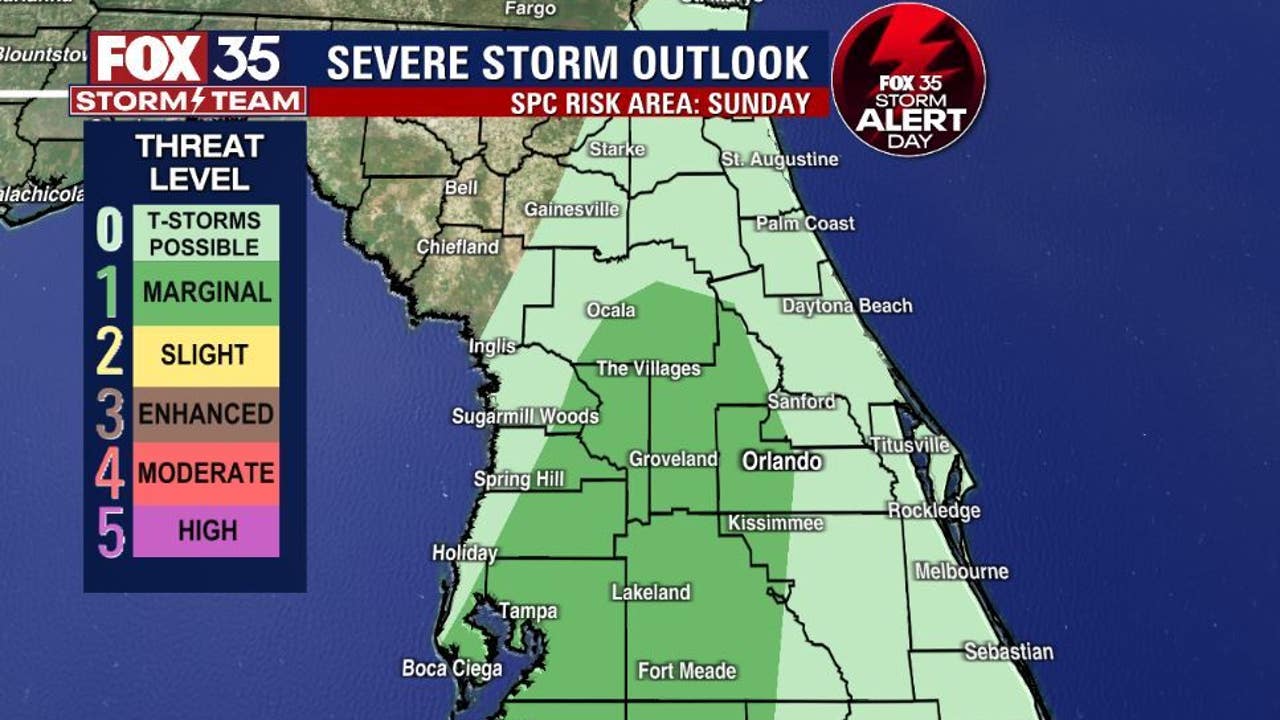 FOX 35 Storm Alert Day On Sunday: Strong Storms Expected Before Coldest ...