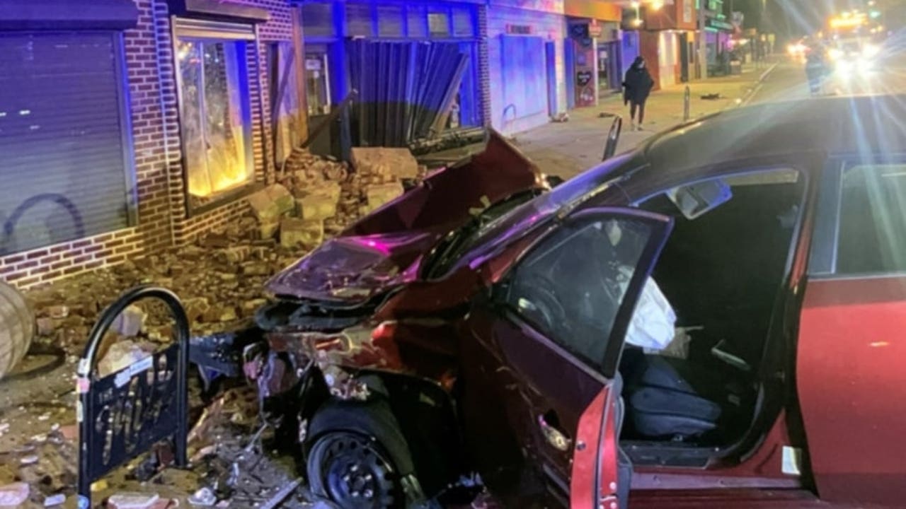 Car crashes into business in Orlando's Milk District - Vimarsana News