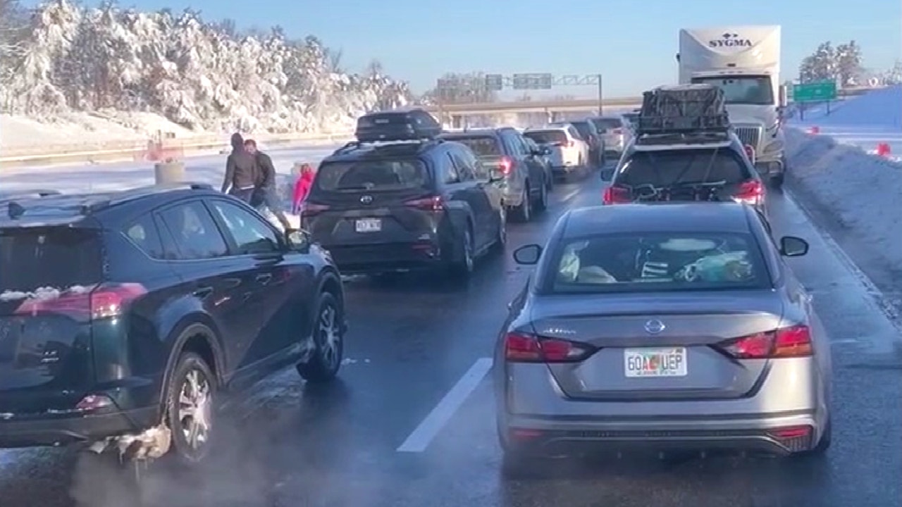 Hazardous Winter Travel Along I-95 With Incoming Arctic Surge