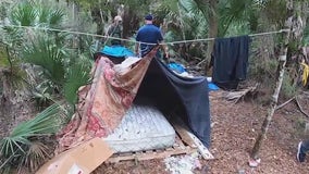 Melbourne officials tackling homeless camps