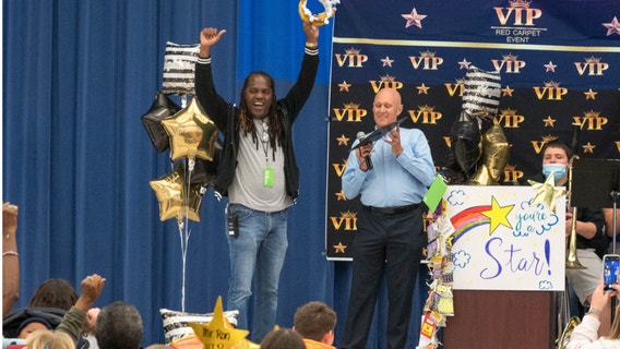Buddy Taylor Middle School custodian is a 'rock star'