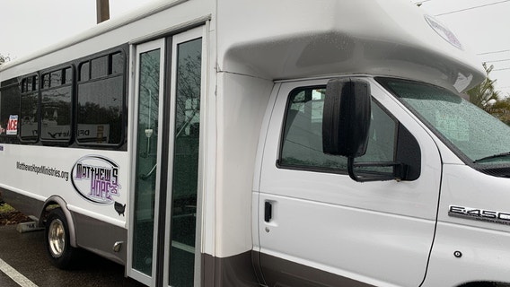 Thief steals catalytic converter from bus belonging to non-profit Matthew’s Hope