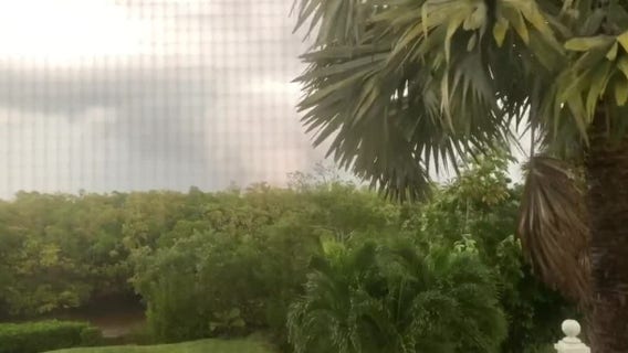 Severe weather captured on video as tornado warning was issued in Fort Myers