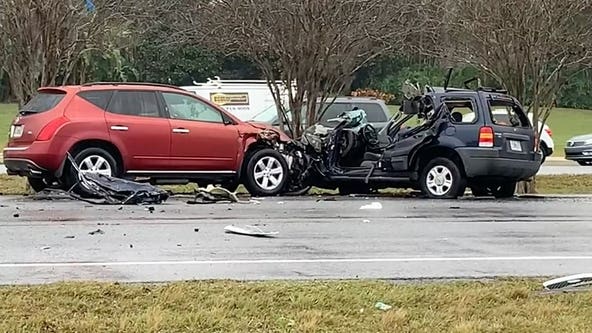 FHP: 1 dead, several transported after 5-vehicle Orange County crash