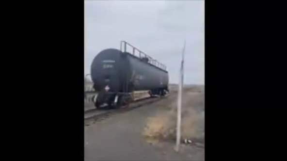 Runaway train car travels 16 miles before being stopped in Washington