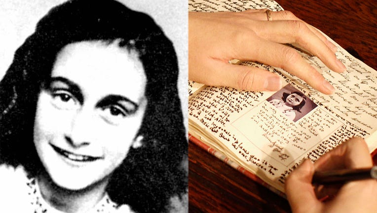 anne frank side by side