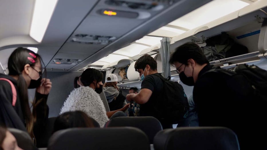 Airplane passengers