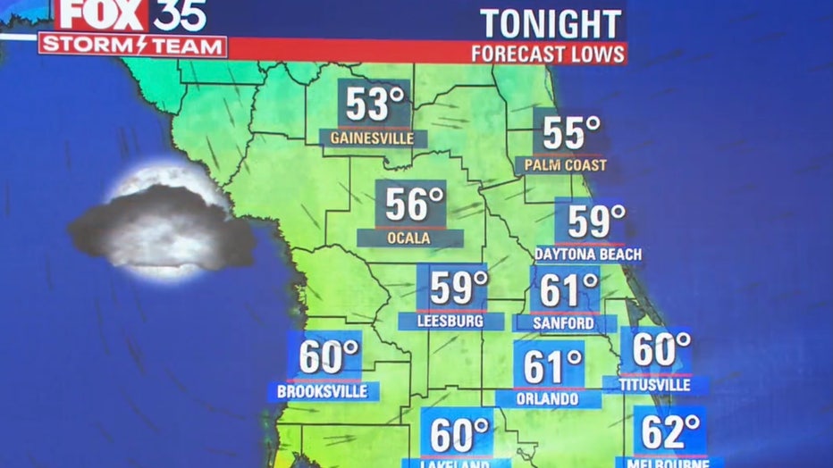 2 Incoming Cold Fronts To Drop Temperatures In Central Florida | FOX 35 ...