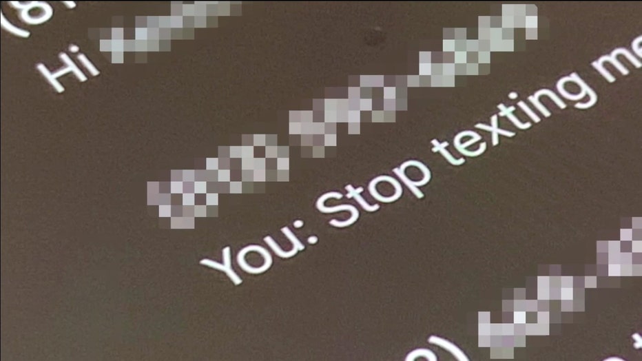 robotext spam scam message robocall