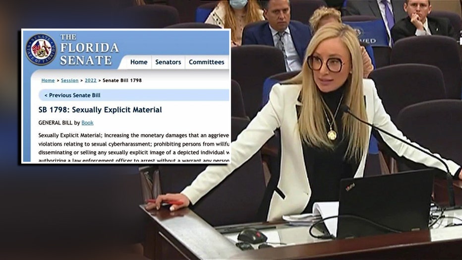 sen lauren book florida revenge porn deep fake bill