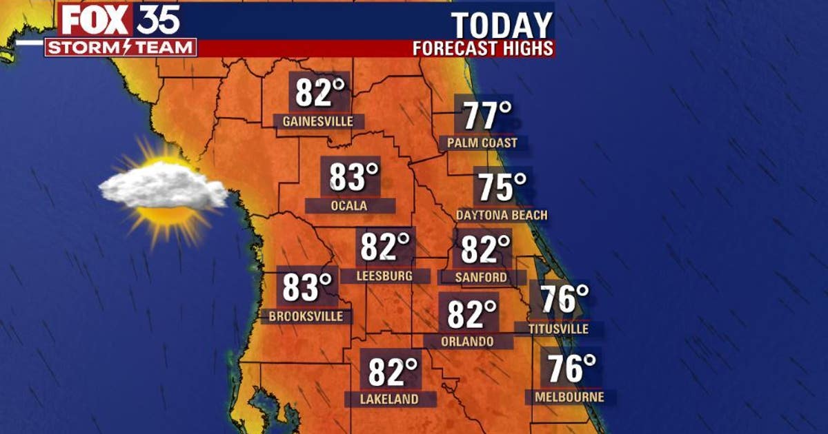 Warm trend continues in Central Florida before weekend weather changes ...