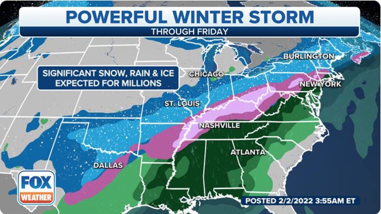 More than 100 million people in path of major winter storm's snow, ice from Texas to Midwest, Northeast - Vimarsana News