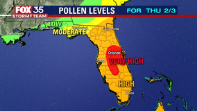 Have those tissues handy! Orlando ranks No. 1 in pollen nationwide