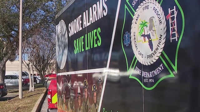 Seminole County firefighters install free smoke alarms