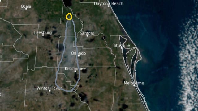 Controlled burn sending heavy smoke into Orlando's tourist district