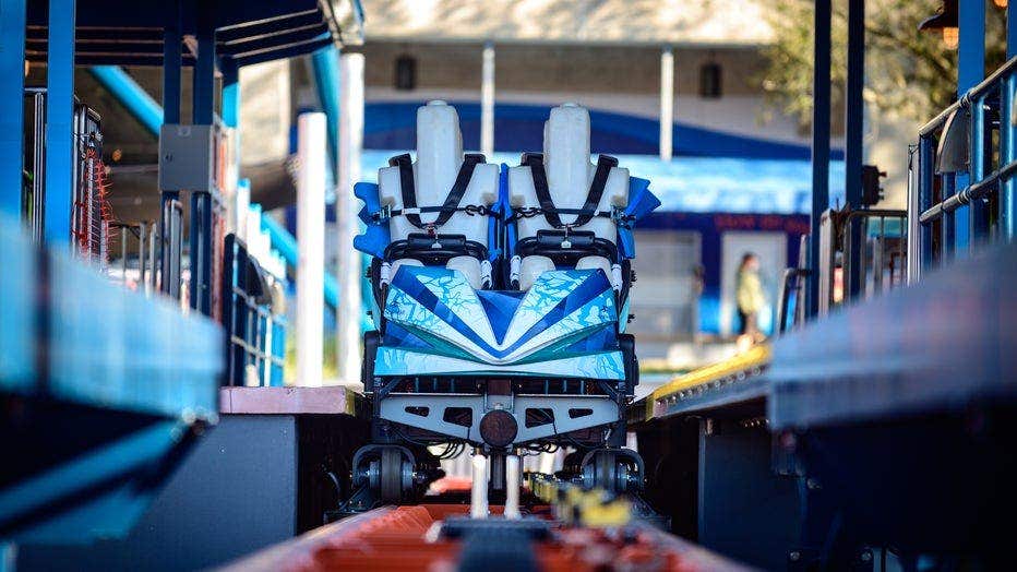 SeaWorld Orlando's Ice Breaker roller coaster gets opening date