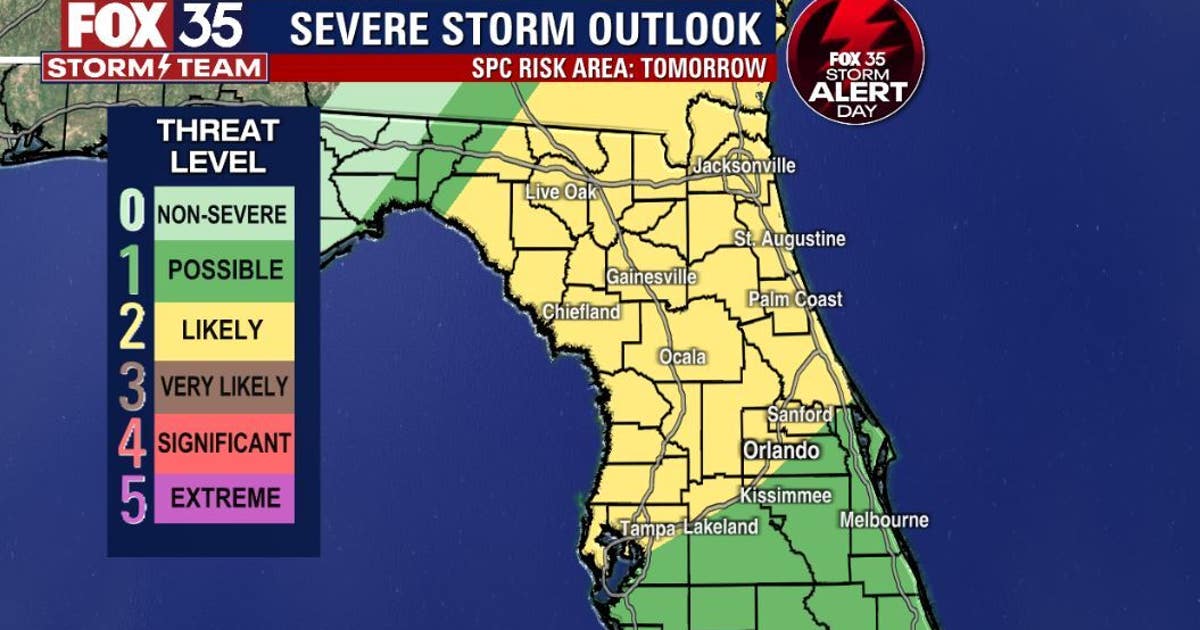 FOX 35 Storm Alert Days: Severe storms this weekend followed by plunge ...