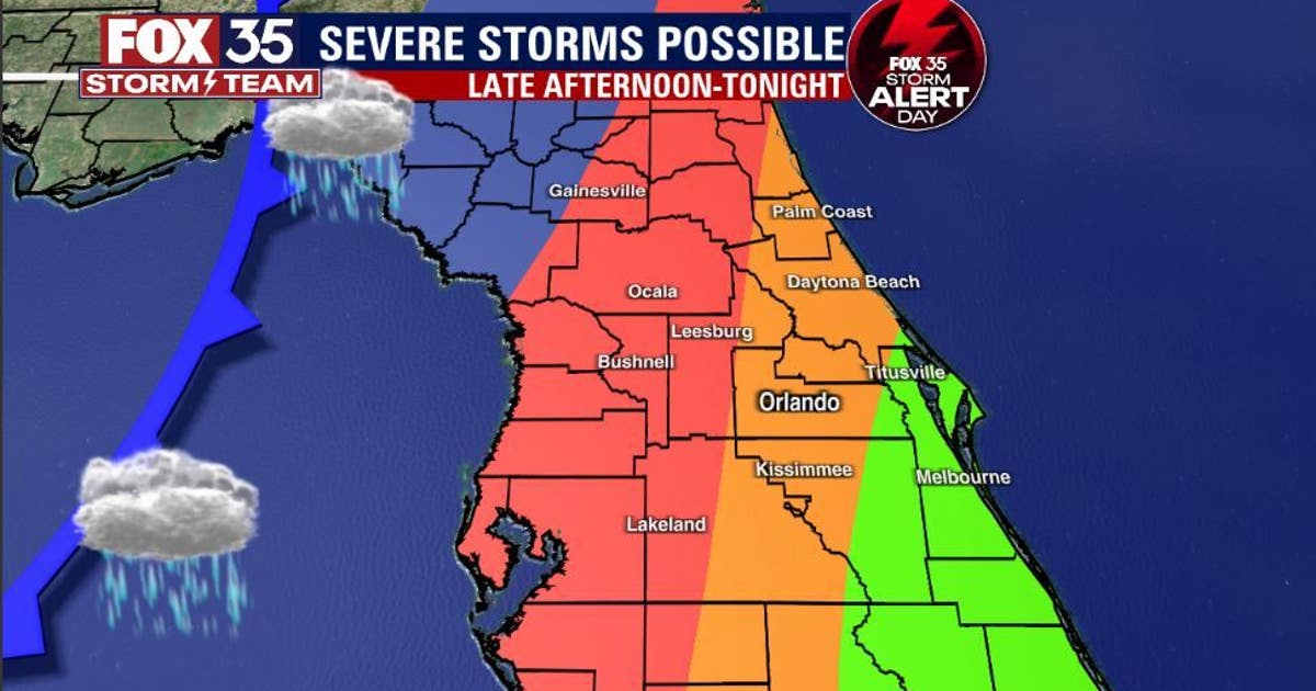 TIMELINE: When storms could impact your Central Florida neighborhood ...