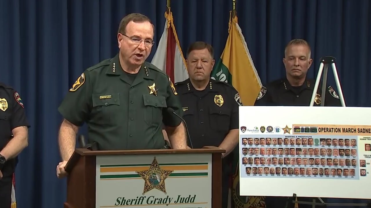 Disney employees among 108 arrested in Florida human trafficking sting sheriff